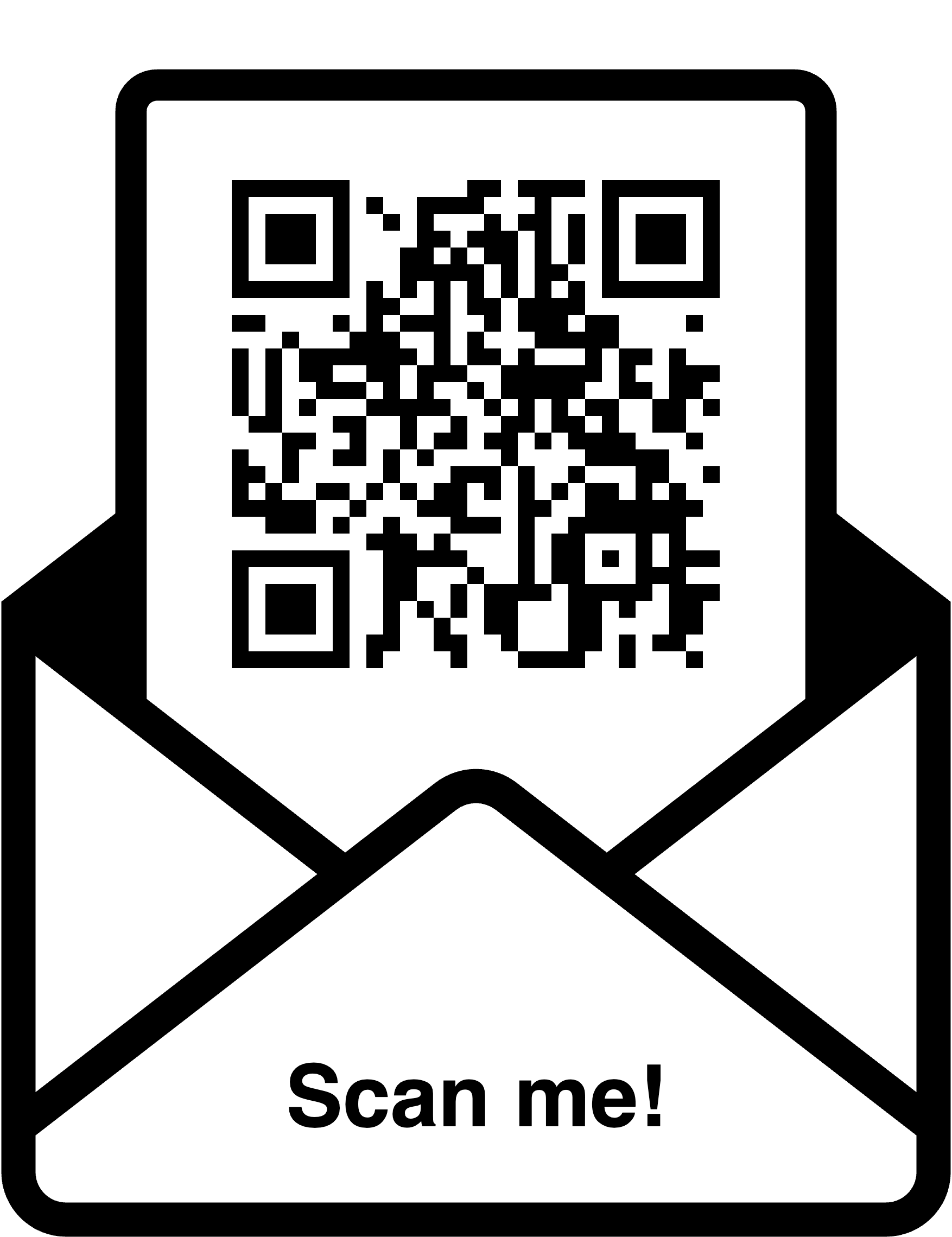 A qr code on a black background AI-generated content may be incorrect.