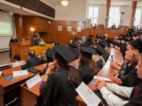 Тържествена церемония по връчване дипломите на завършилите ОКС "Магистър" 14 май 2018 - 2 церемония