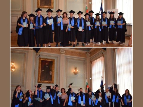 Стопанска академия приветства дипломантите на Държавната търговска гимназия