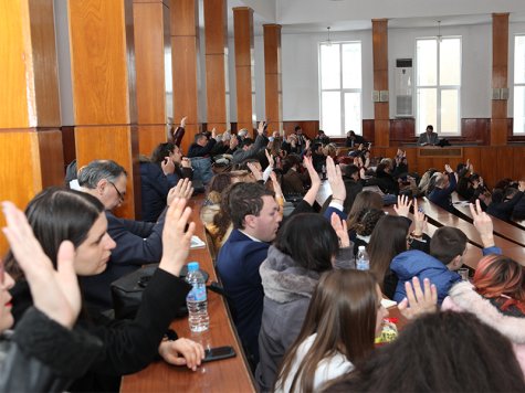 Новото Общо събрание на Стопанска академия „Д. А. Ценов” проведе първото си заседание за мандат 2020-2024