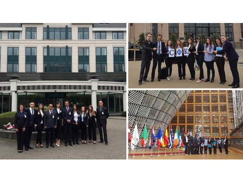 Students from D. A. Tsenov Academy of Economics visited the World Custom Organization and the Council of European Union in Brussel.